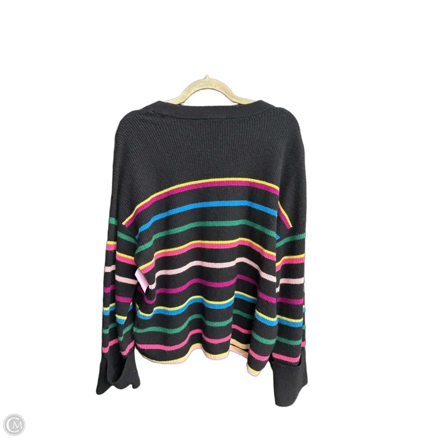 Sweater Designer By Kate Spade In Striped Pattern, Size: L