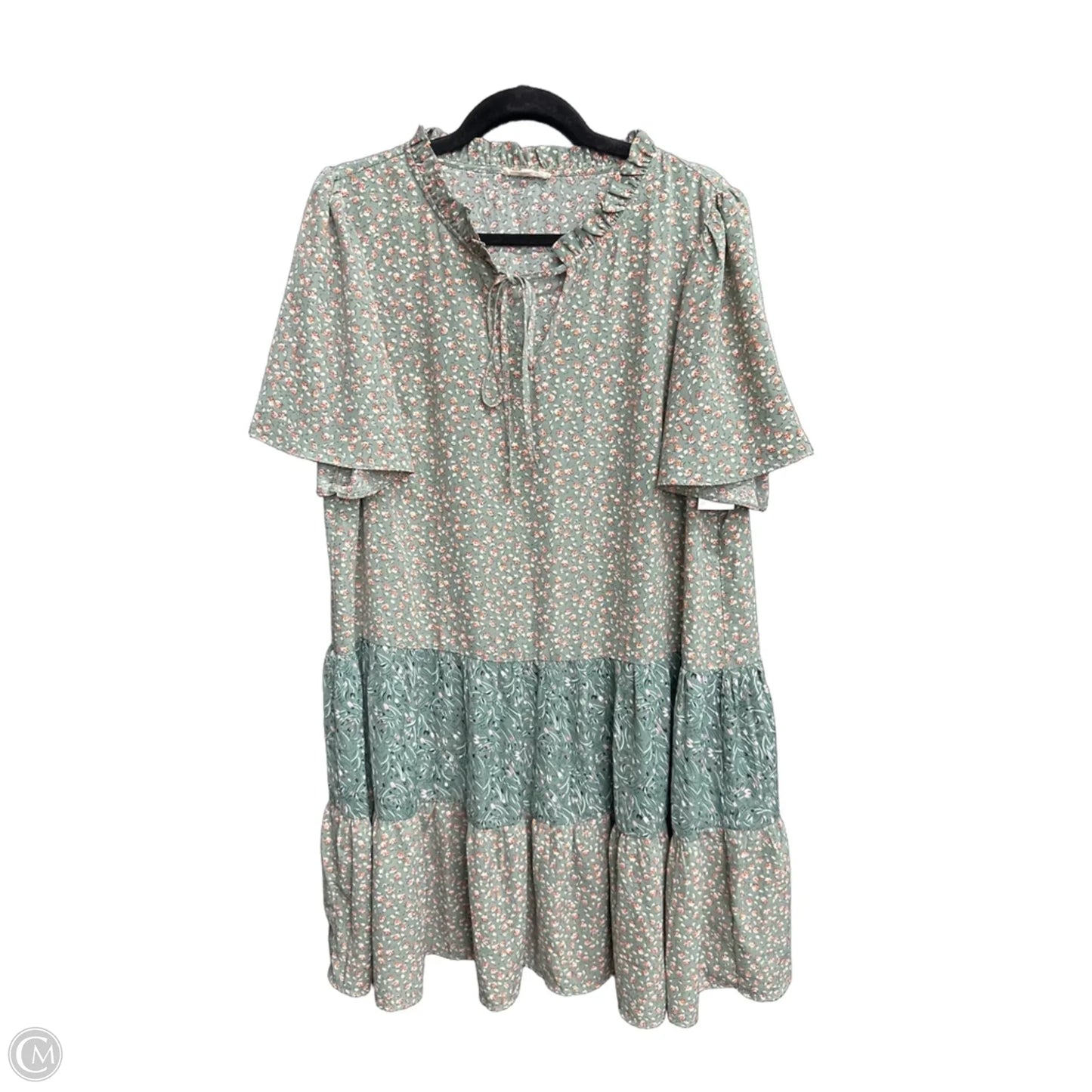 Dress Casual Midi By Easel In Green, Size: L
