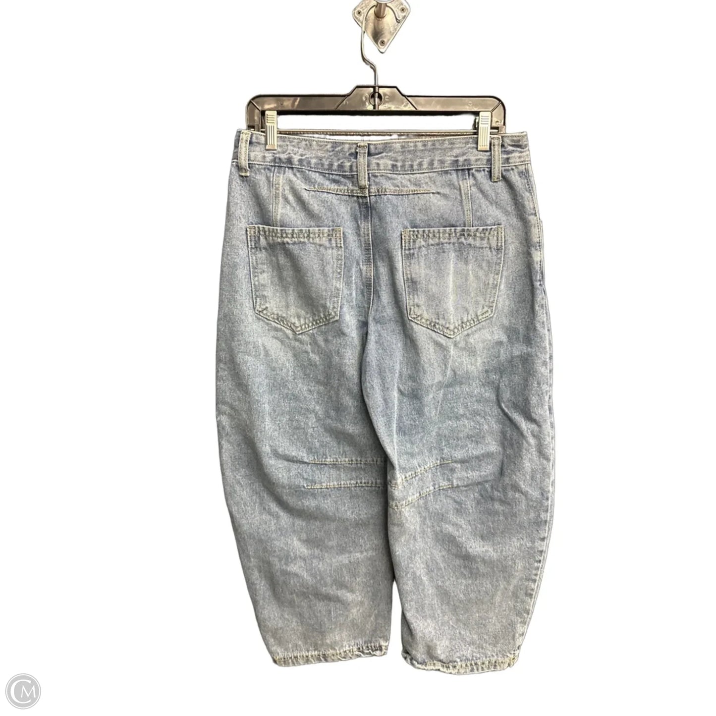 Jeans Wide Leg By Forever 21 In Blue Denim, Size: 6
