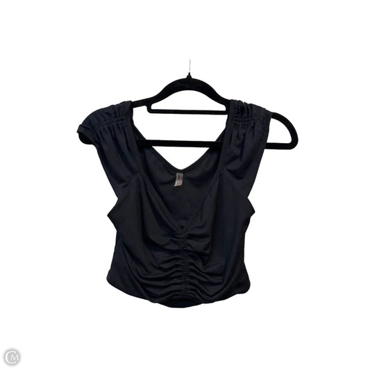 Athletic Top Short Sleeve By Free People In Black, Size: S