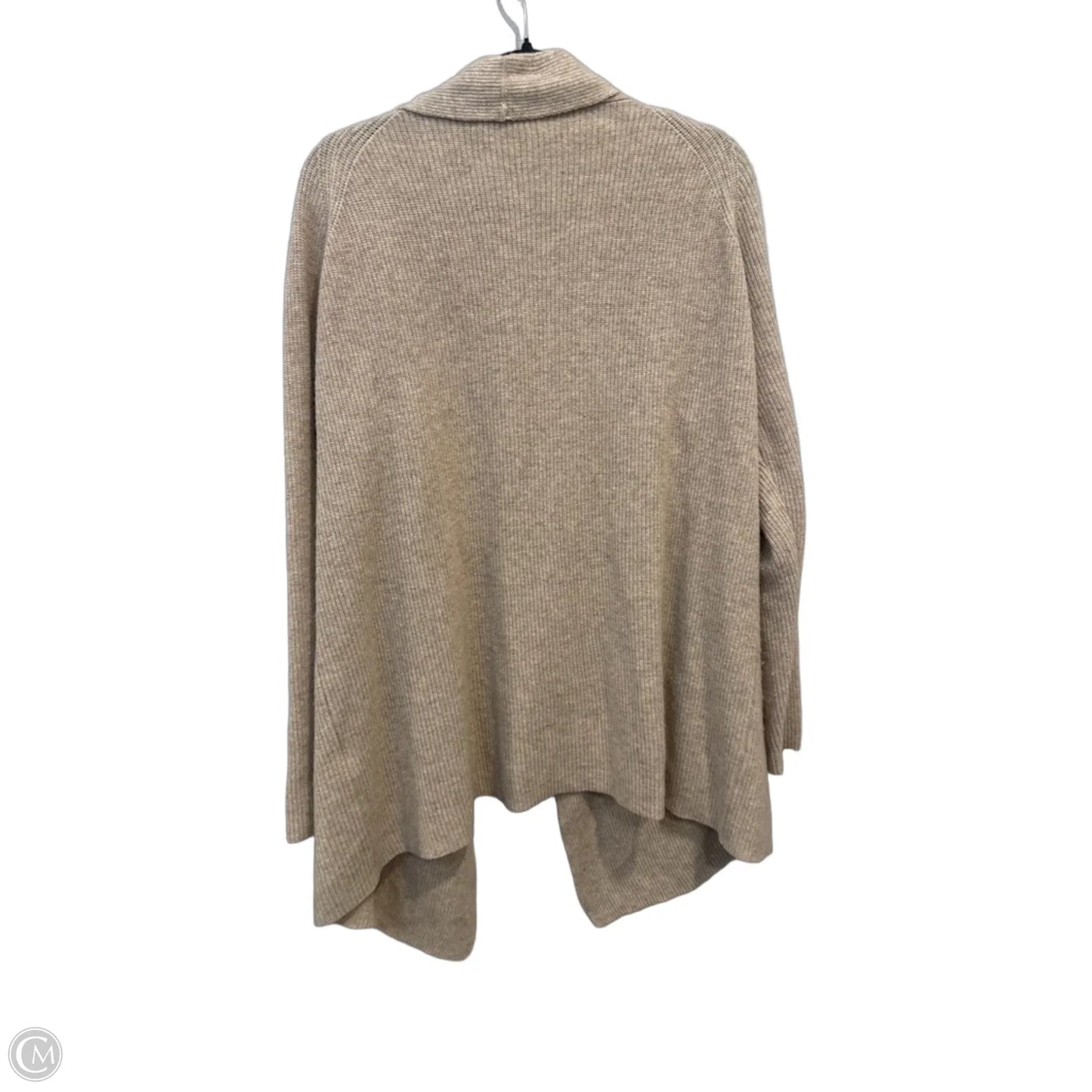 Sweater Cardigan Cashmere By Clothes Mentor In Beige, Size: M