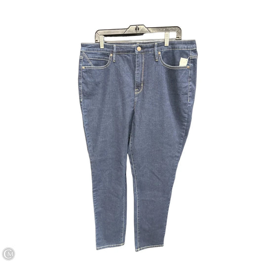 Jeans Skinny By Seven 7 In Blue Denim, Size: 16