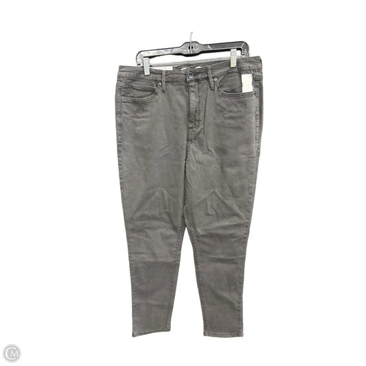 Jeans Skinny By Seven 7 In Black Denim, Size: 16