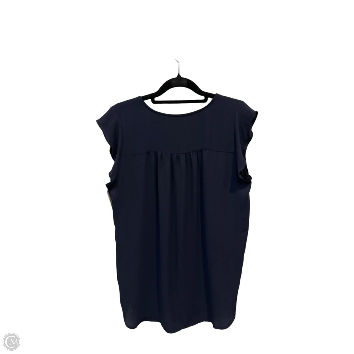 Top Sleeveless By Loft In Navy, Size: S