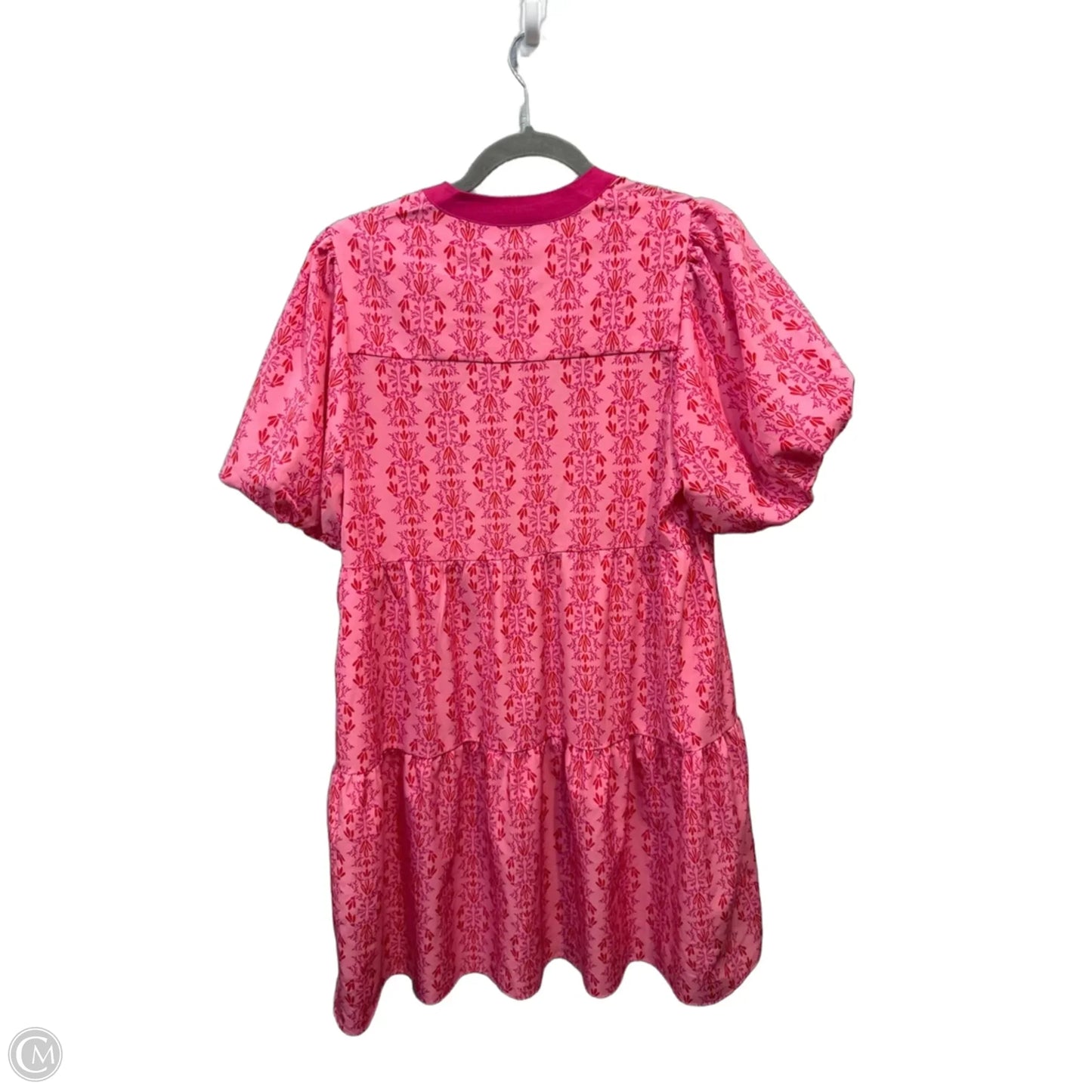 Dress Casual Midi By Mary Square In Pink & Red, Size: M