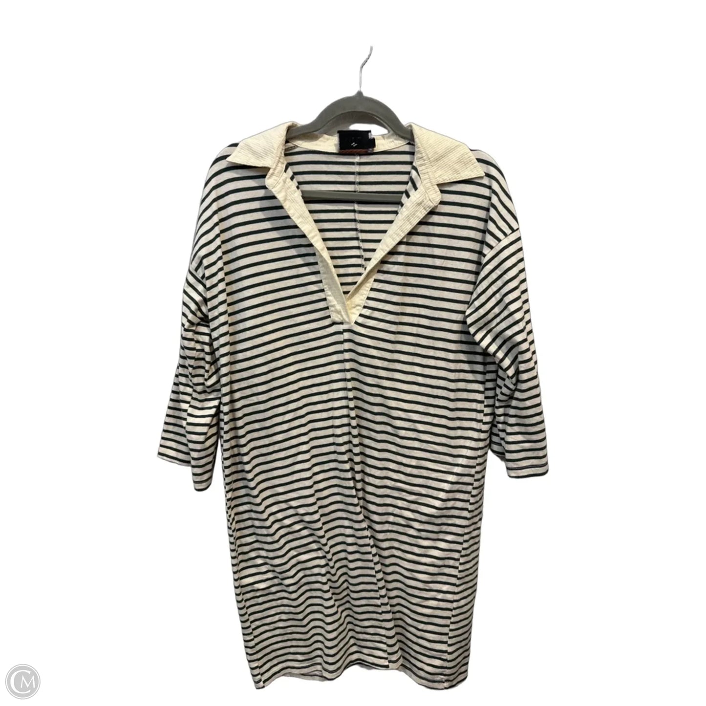 Dress Casual Midi By Tuckernuck In Striped Pattern, Size: M
