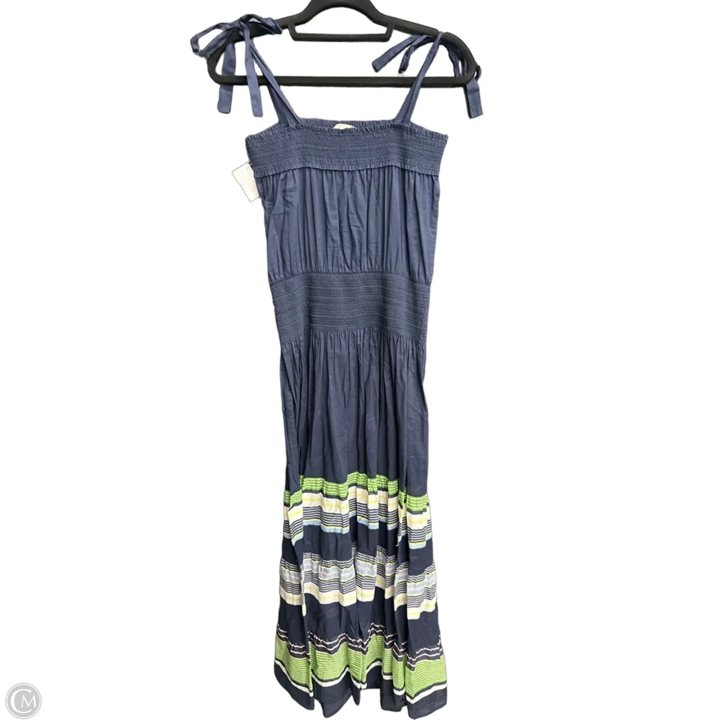 Dress Designer By Tory Burch In Blue & Green, Size: L