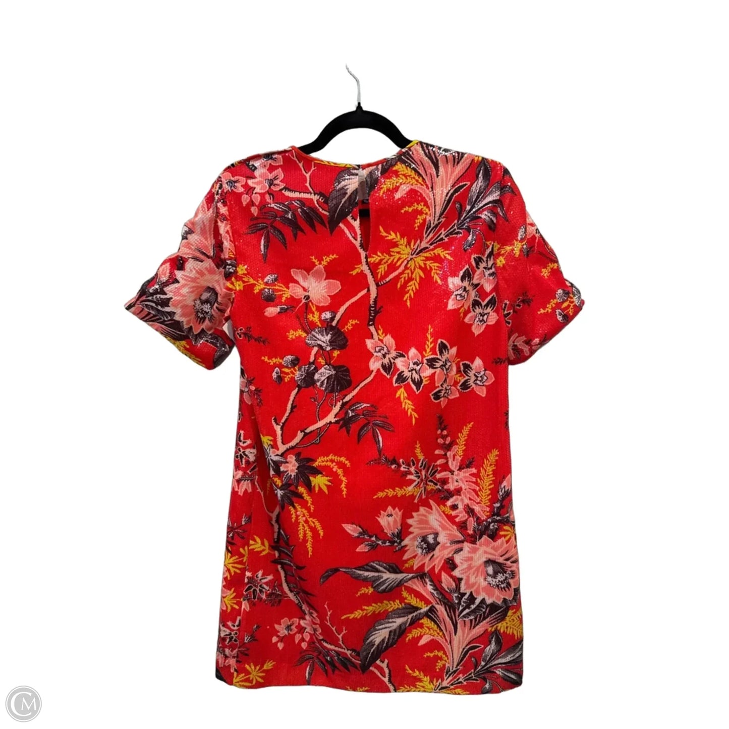 Dress Designer By Diane Von Furstenberg In Red & Yellow, Size: 4
