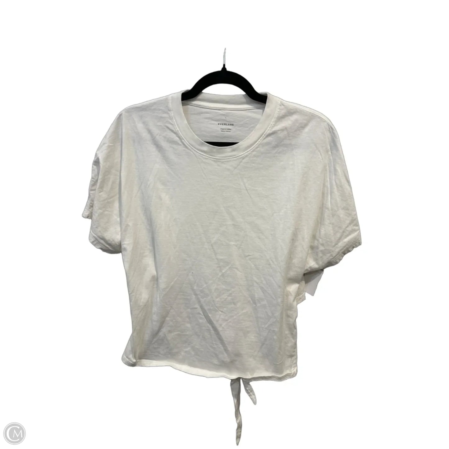 Top Short Sleeve By Everlane In White, Size: L