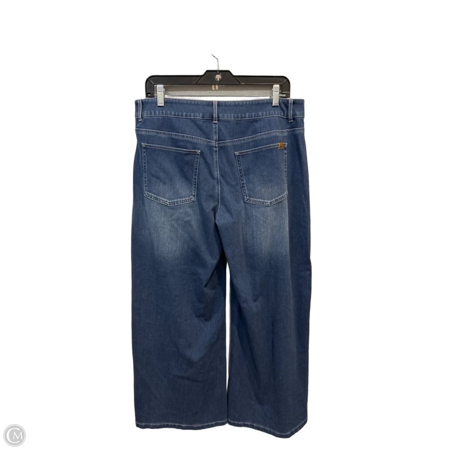 Jeans Wide Leg By Halara In Blue Denim, Size: Lp