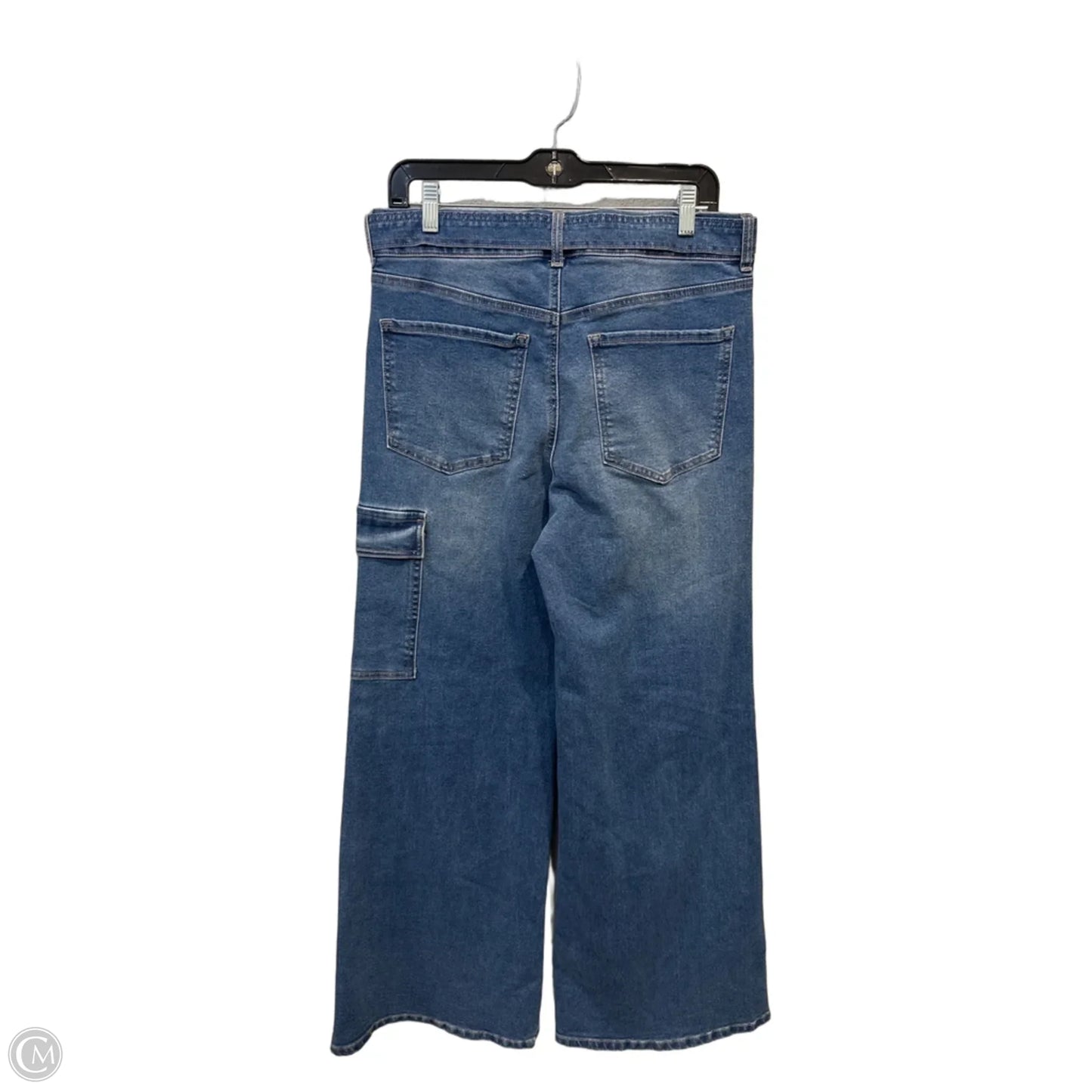 Jeans Wide Leg By Sofia By Sofia Vergara In Blue Denim, Size: 12