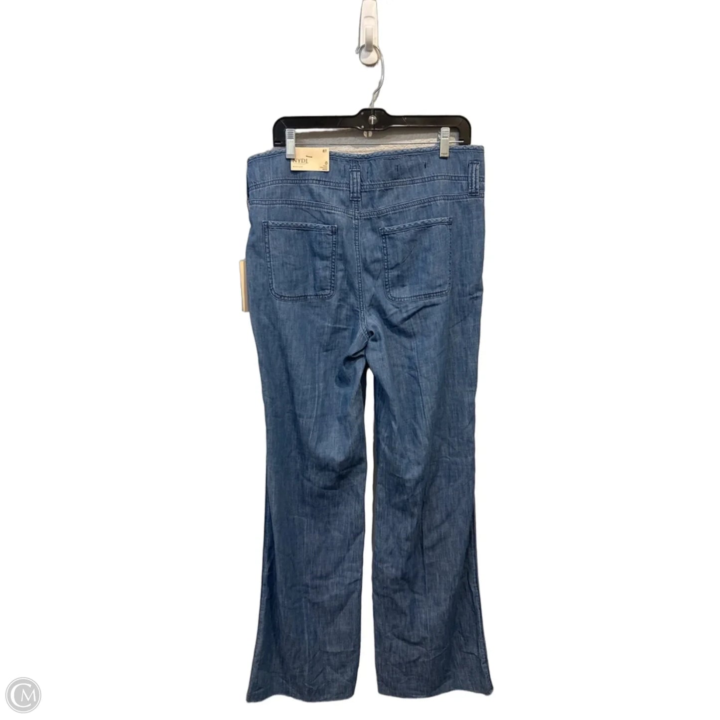 Jeans Wide Leg By New York Jeans In Blue Denim, Size: 8l