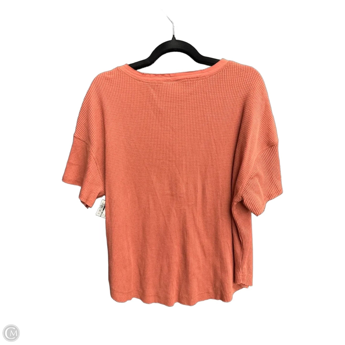 Top Short Sleeve By White Crow In Orange, Size: M