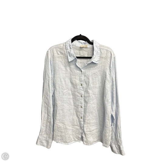 Top Long Sleeve By Joie In Blue, Size: Xl