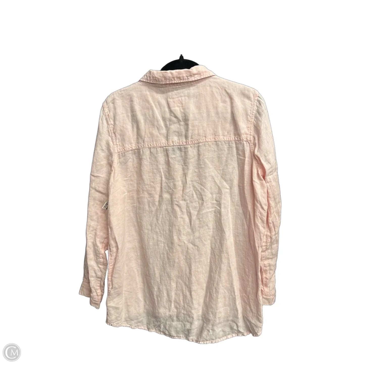Top Long Sleeve By Sigrid Olsen In Pink, Size: L