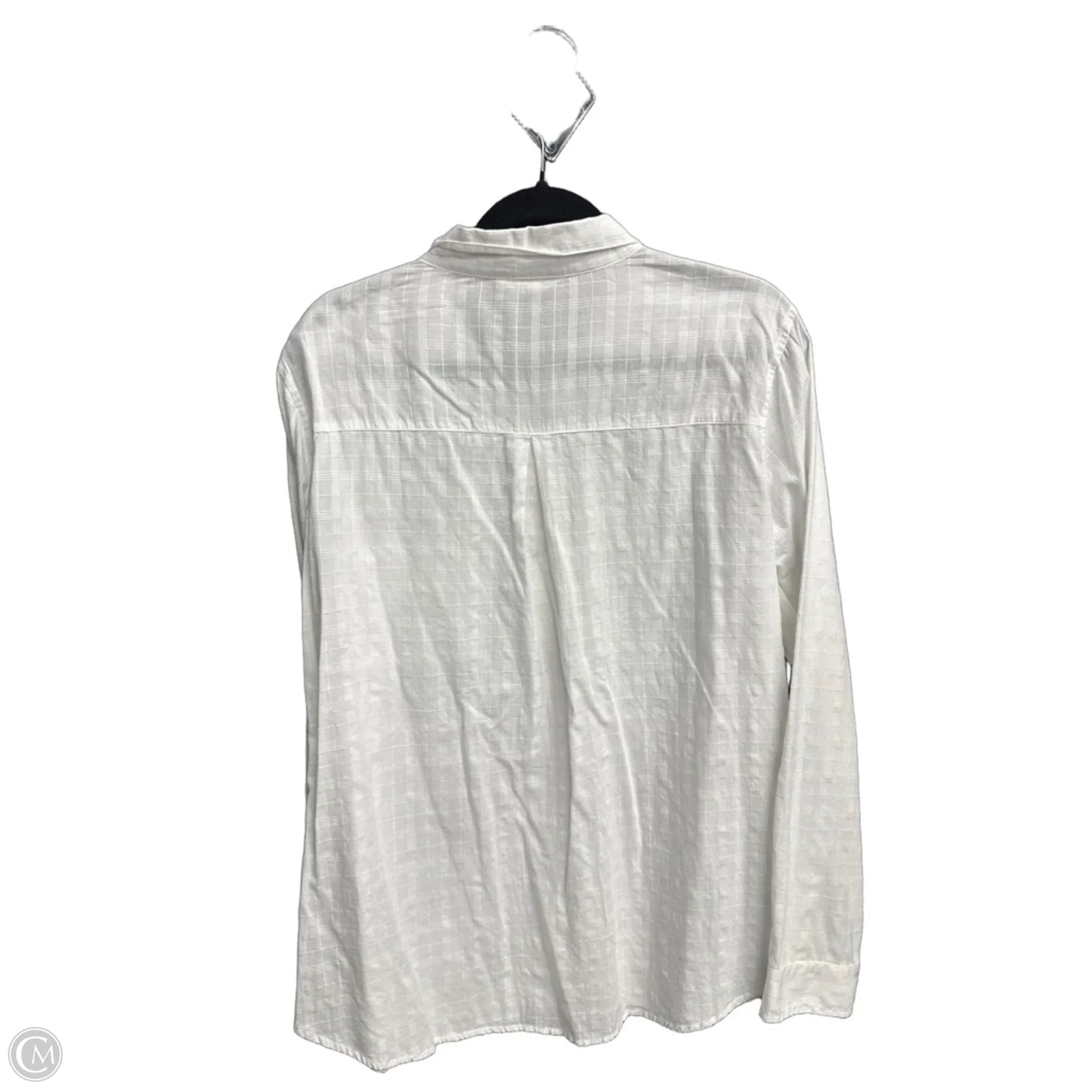 Top Long Sleeve By Lucky Brand In White, Size: Xl