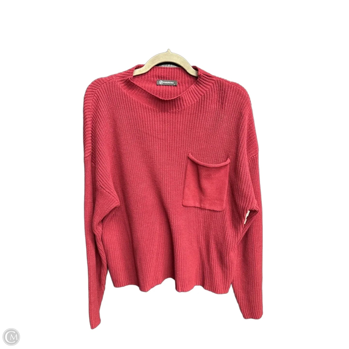 Sweater By Prettygarden In Maroon, Size: L