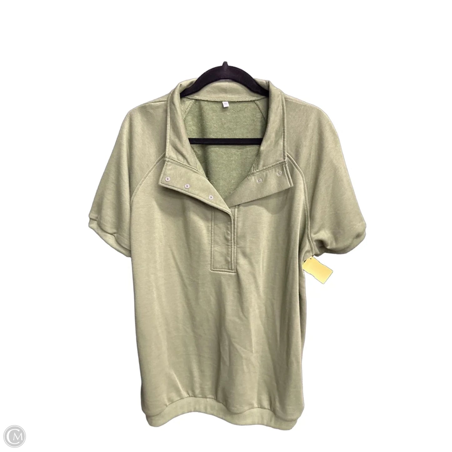 Top Short Sleeve By Clothes Mentor In Green, Size: Xl
