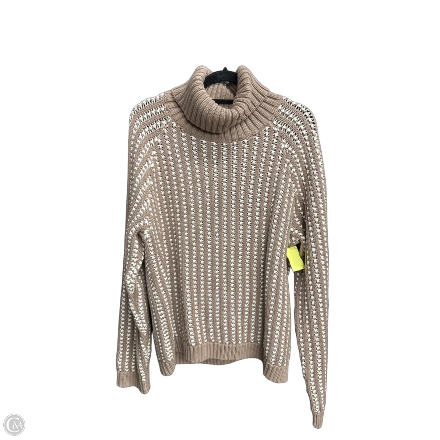 Sweater By Haven In Brown & White, Size: L