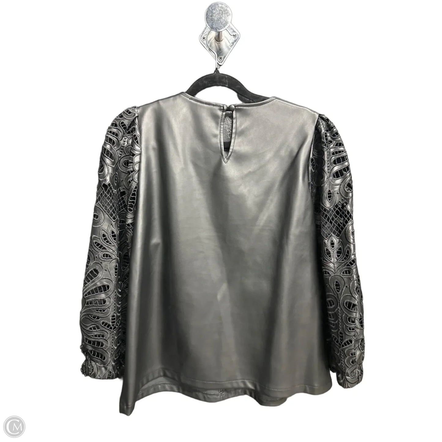 Blouse 3/4 Sleeve By Thml In Black, Size: S