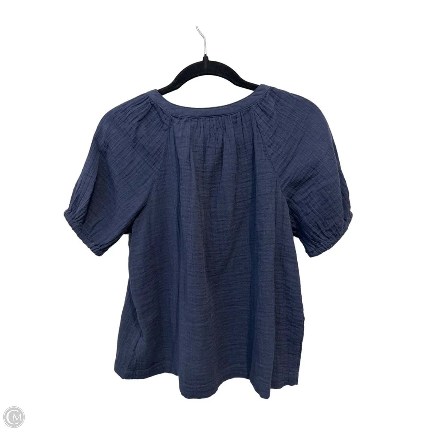 Top Short Sleeve By Time And Tru In Navy, Size: S