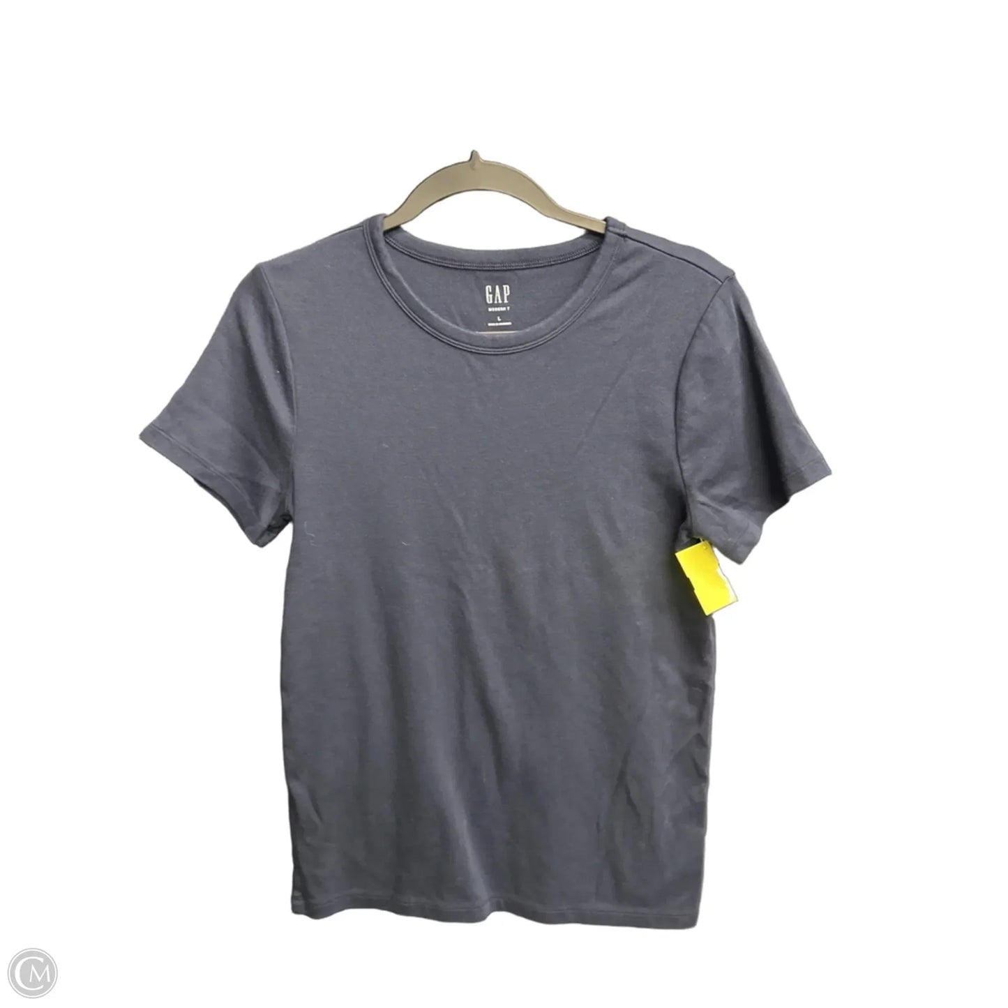 Top Short Sleeve Basic By Gap In Navy, Size: L