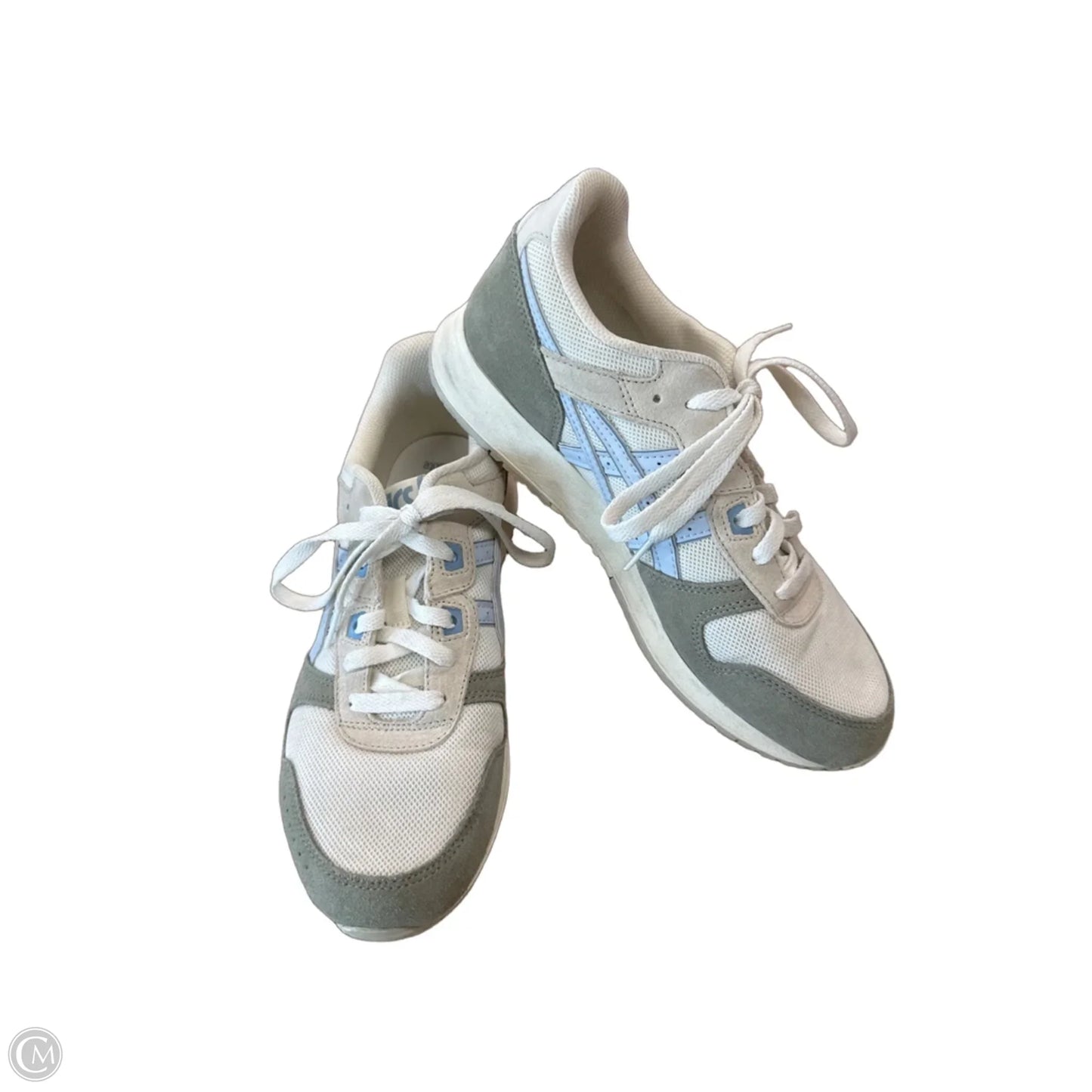 Shoes Athletic By Asics In Blue & Grey, Size: 9.5