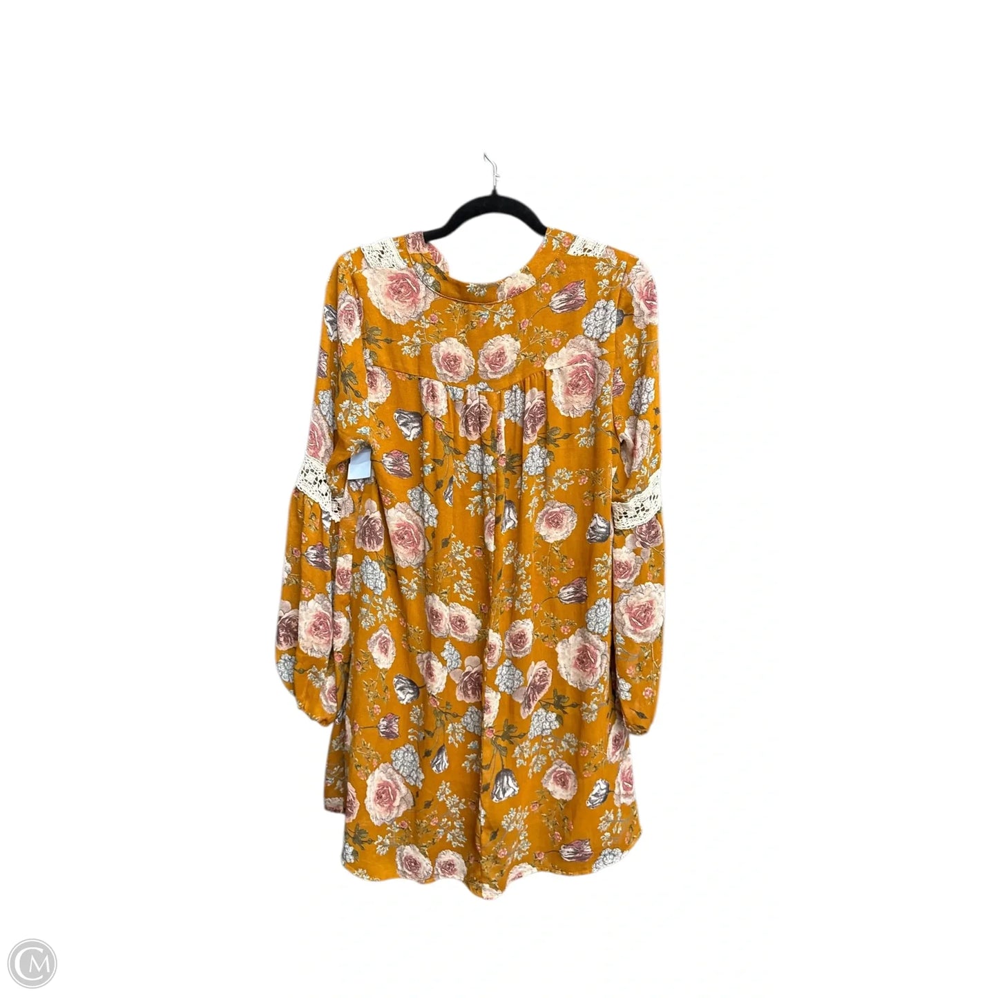 Dress Casual Midi By Entro In Orange, Size: S