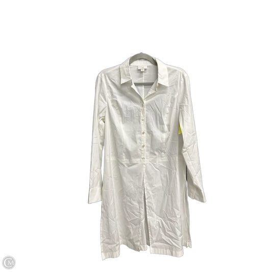 Dress Casual Midi By J. Jill In White, Size: M