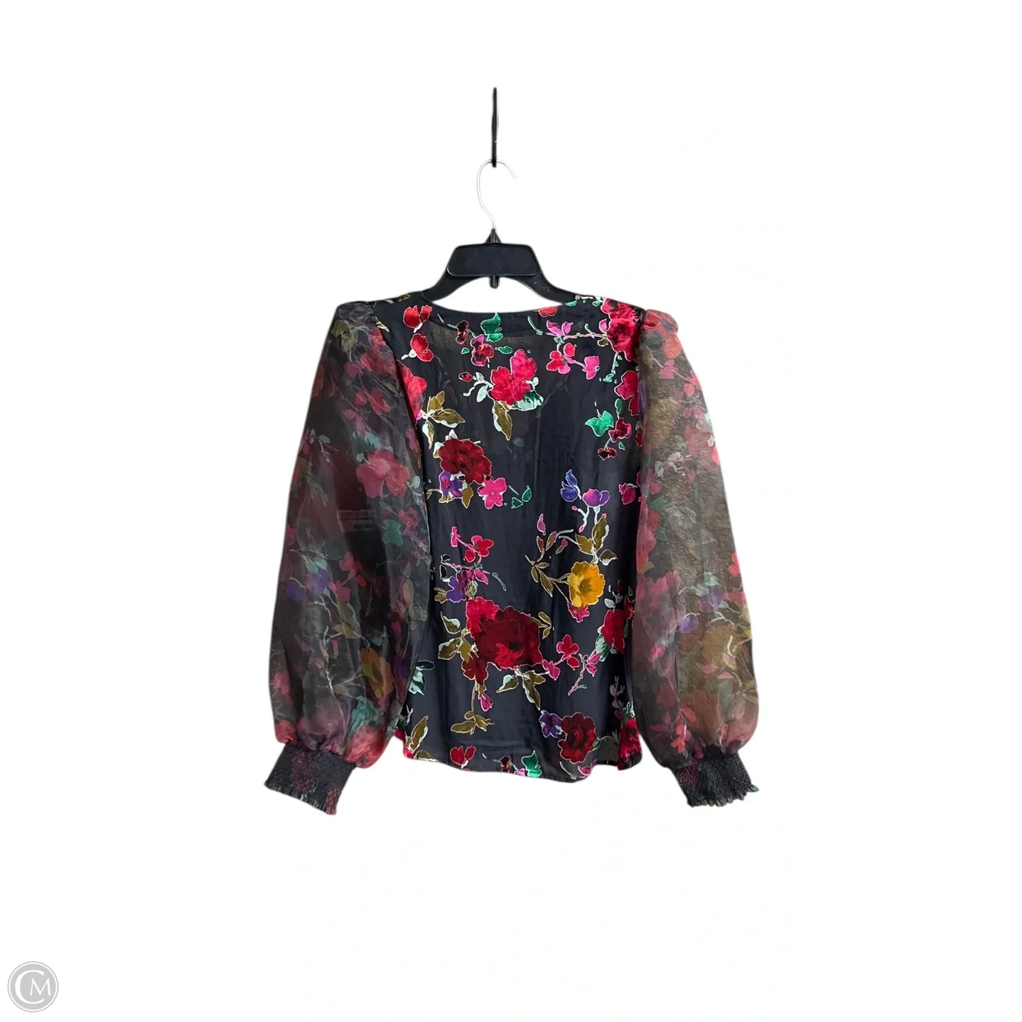 Top Long Sleeve By Boston Proper In Floral Print, Size: S