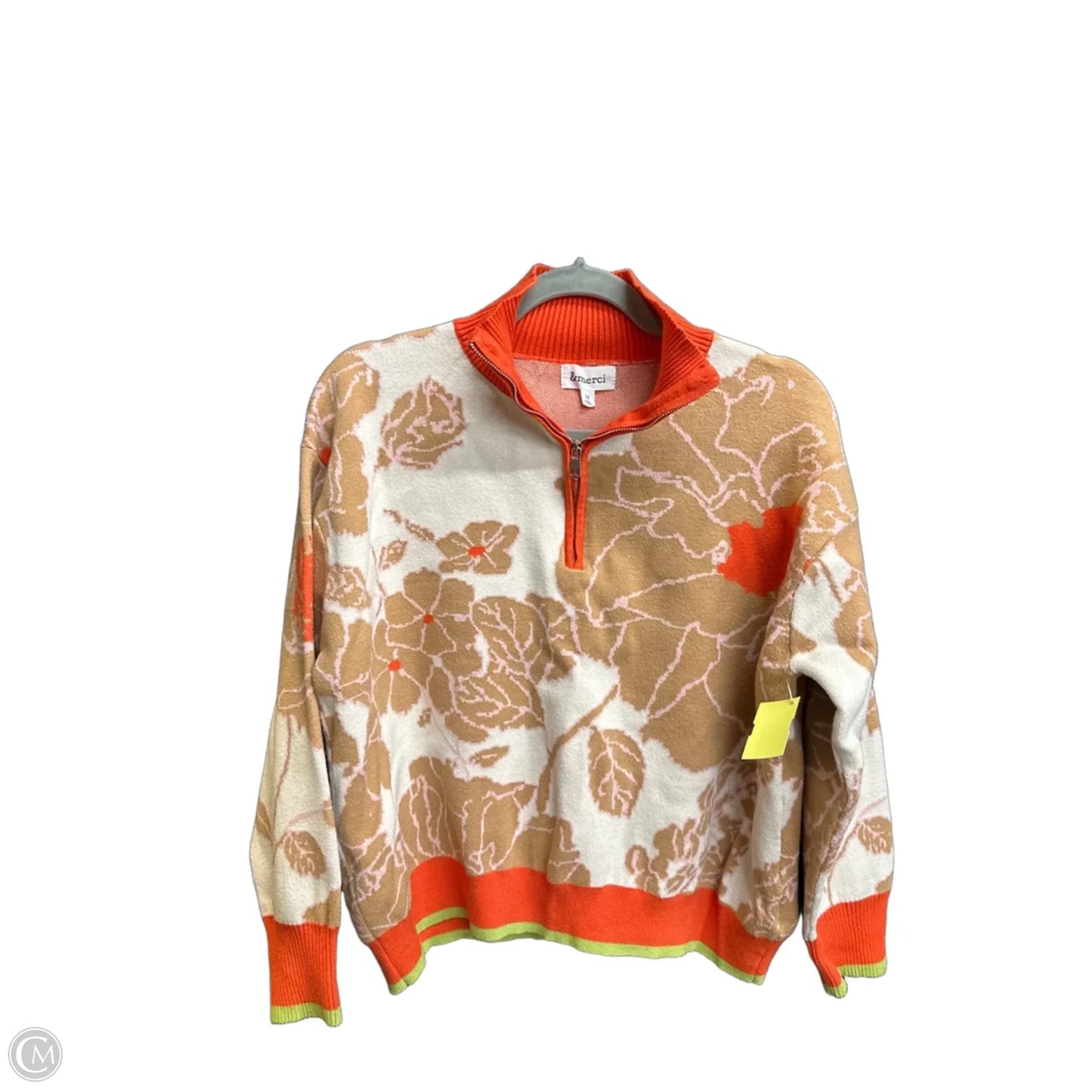 Sweatshirt Collar By &merci In Floral Print, Size: M