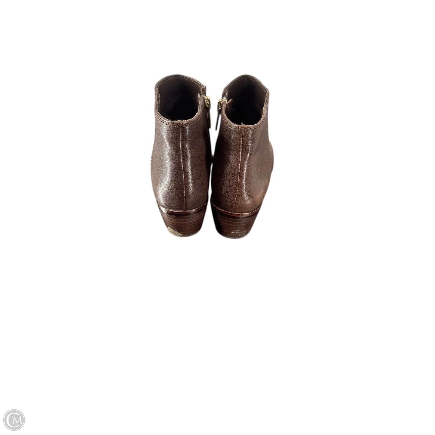 Boots Ankle Heels By Antonio Melani In Brown, Size: 5.5