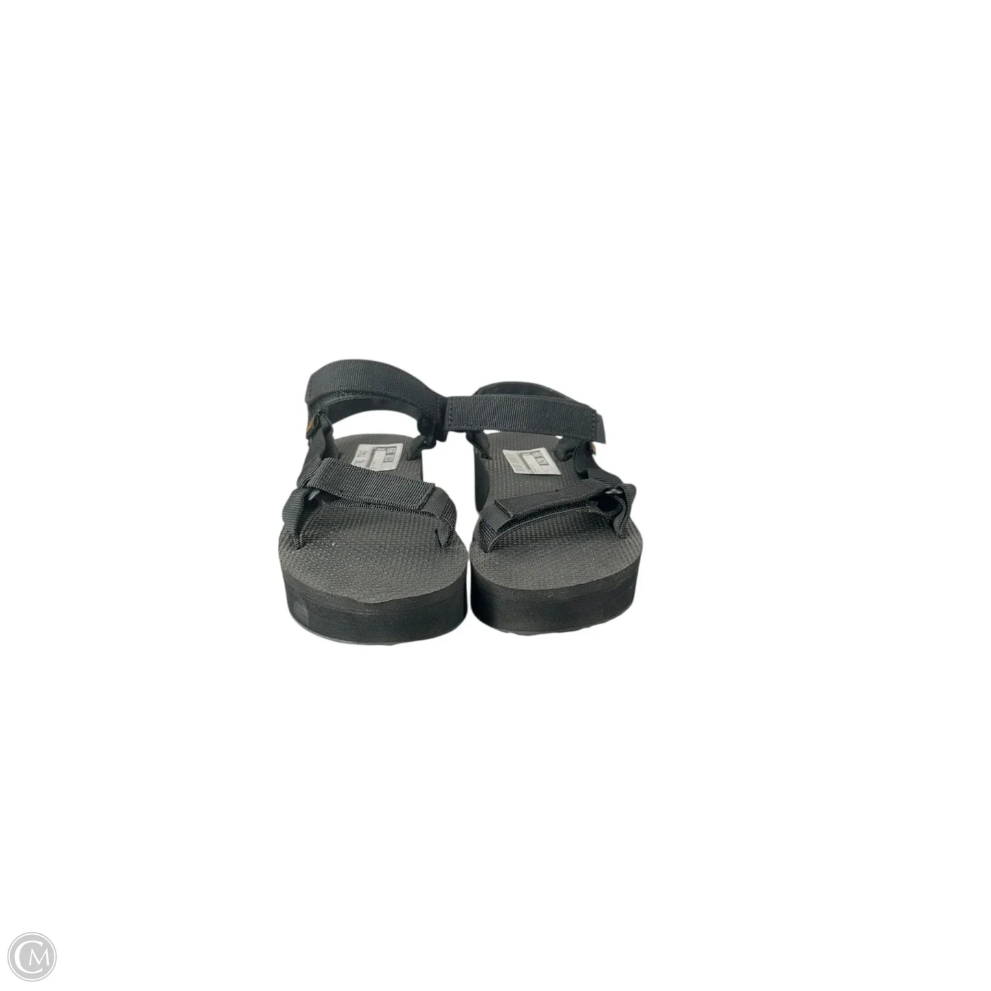 Sandals Flats By Teva In Black, Size: 5