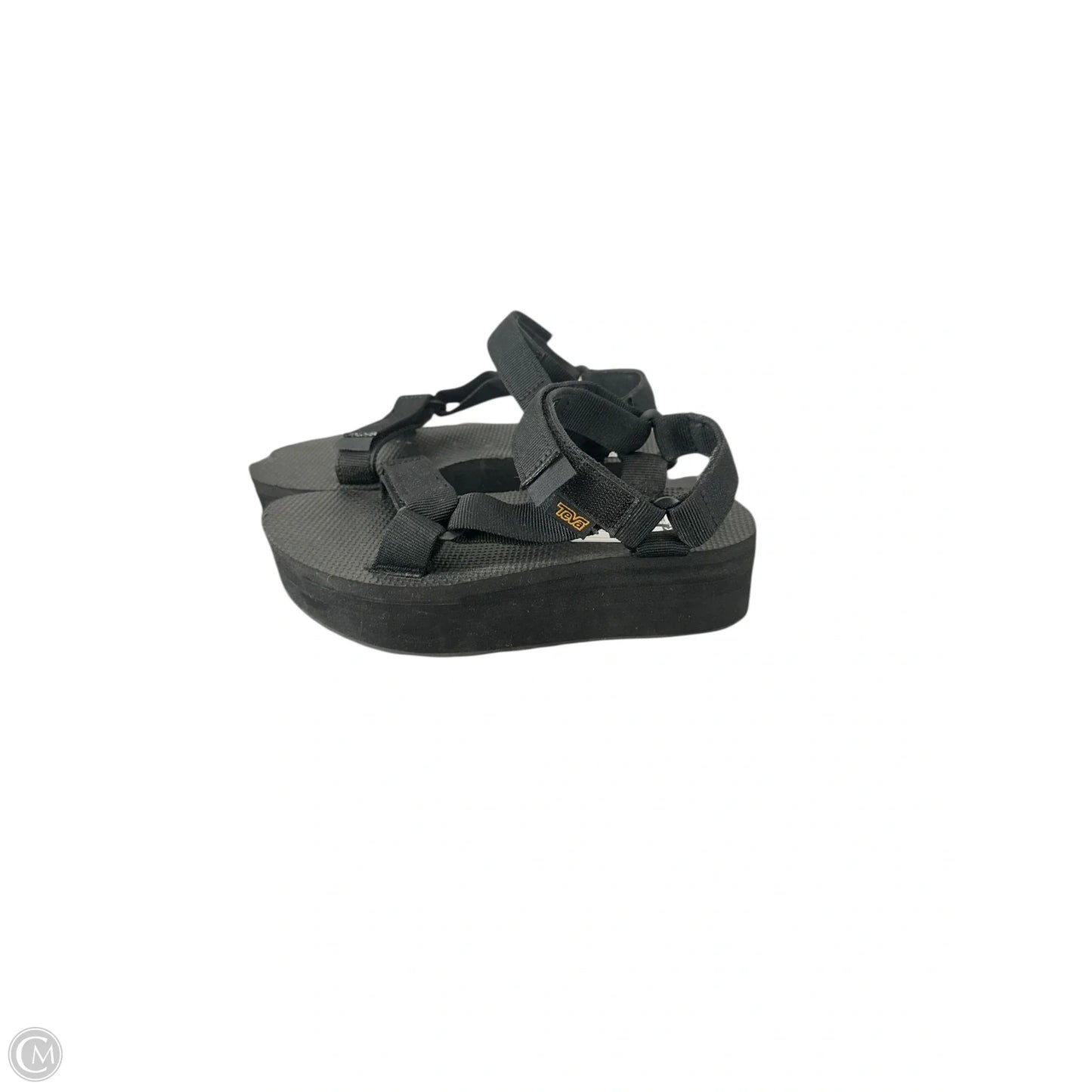 Sandals Flats By Teva In Black, Size: 5