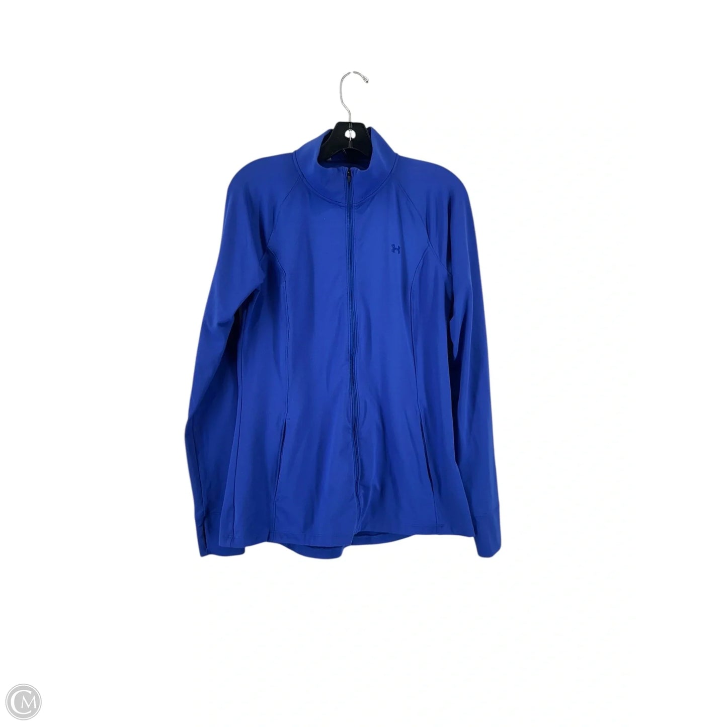 Athletic Jacket By Under Armour In Blue, Size: M