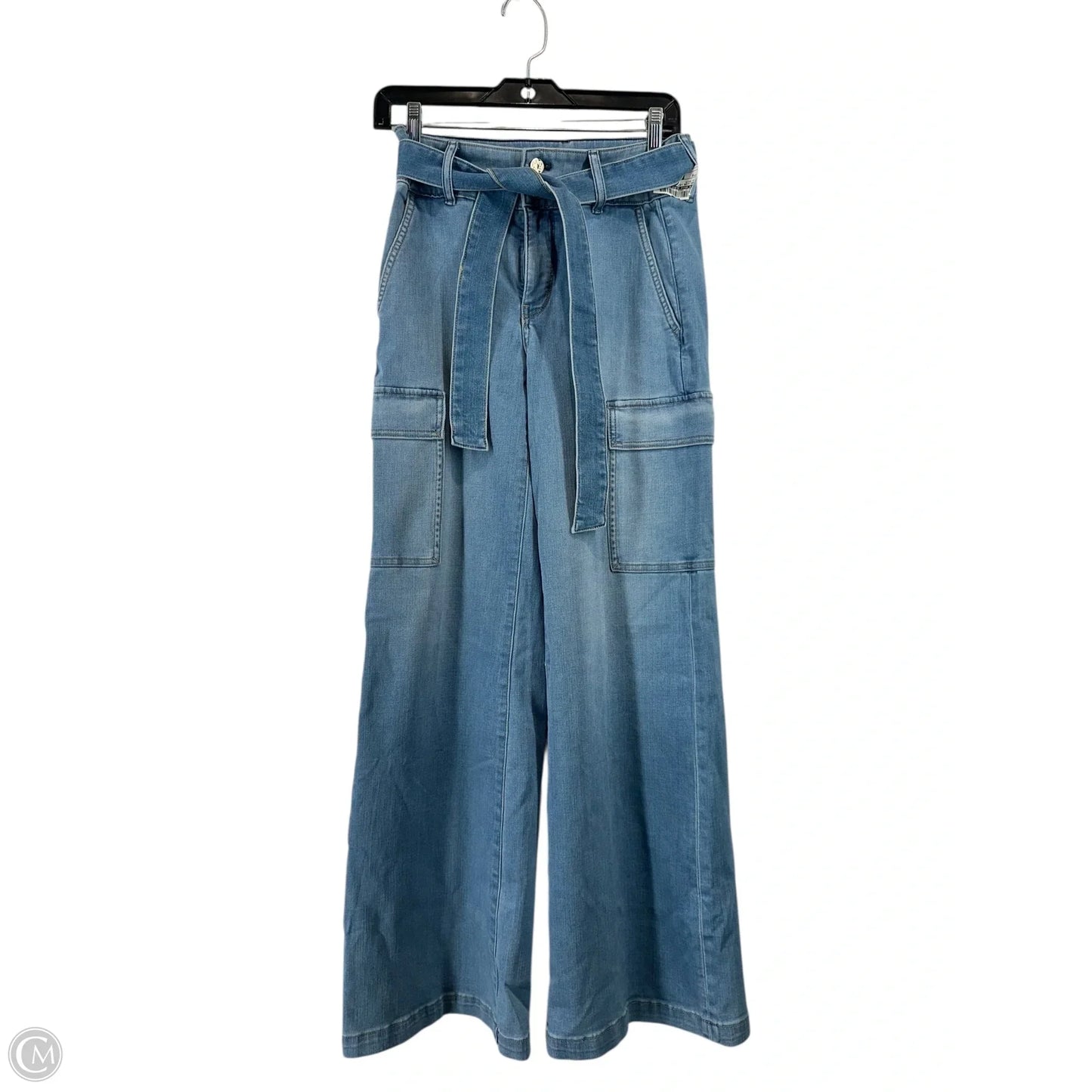 Jeans Wide Leg By White House Black Market In Blue Denim, Size: 0