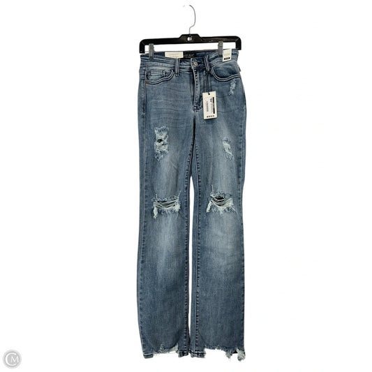 Jeans Straight By Judy Blue In Blue Denim, Size: 0