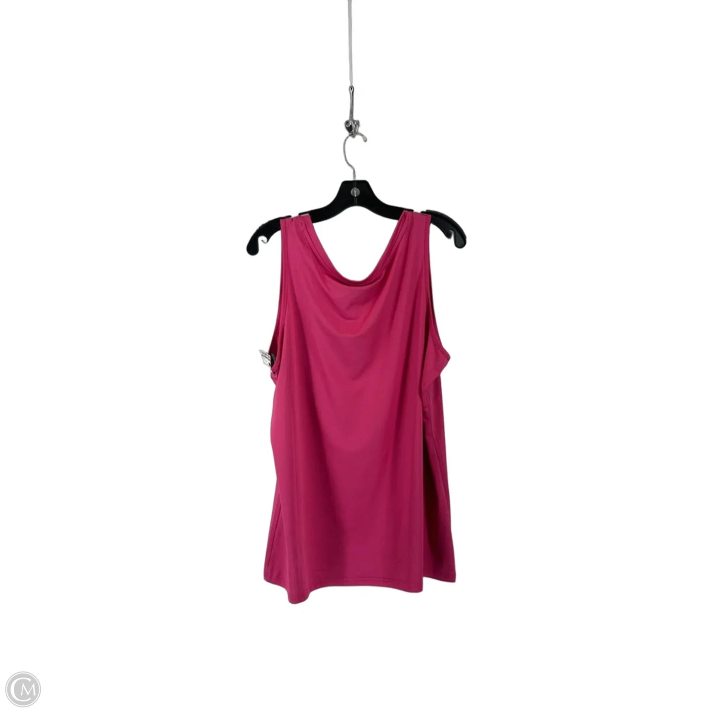 Top Sleeveless By Ashley Stewart In Pink, Size: 2x