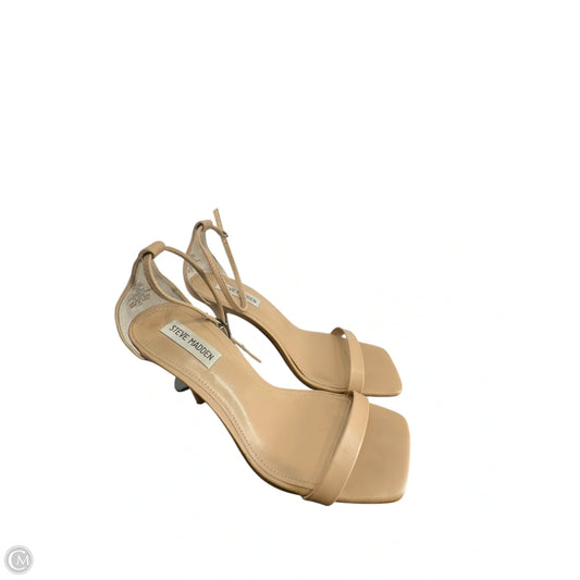 Shoes Heels Stiletto By Steve Madden In Tan, Size: 10