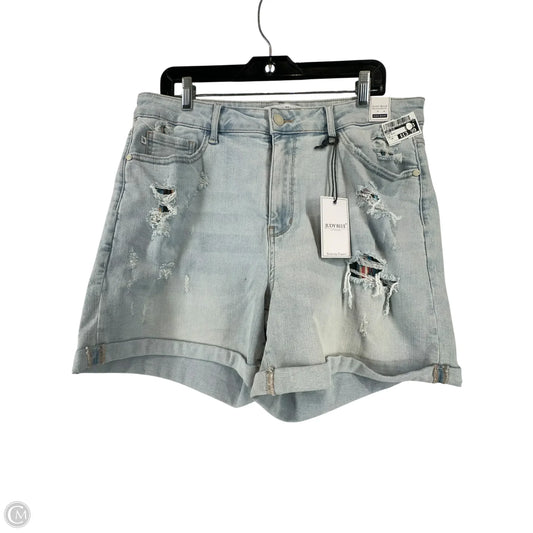 Shorts By Judy Blue In Blue Denim, Size: 2x