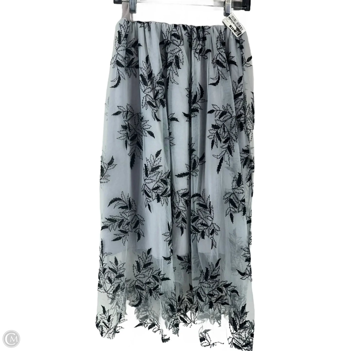 Skirt Midi By Clothes Mentor In Grey, Size: S