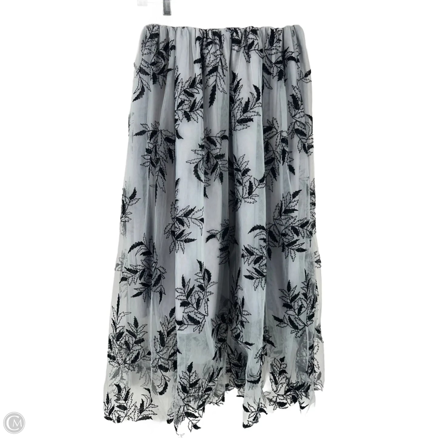 Skirt Midi By Clothes Mentor In Grey, Size: S