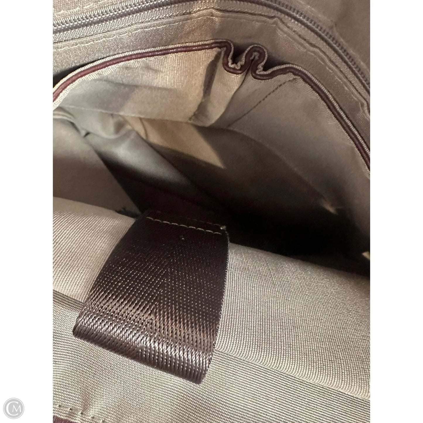 Backpack Leather By Clothes Mentor, Size: Medium