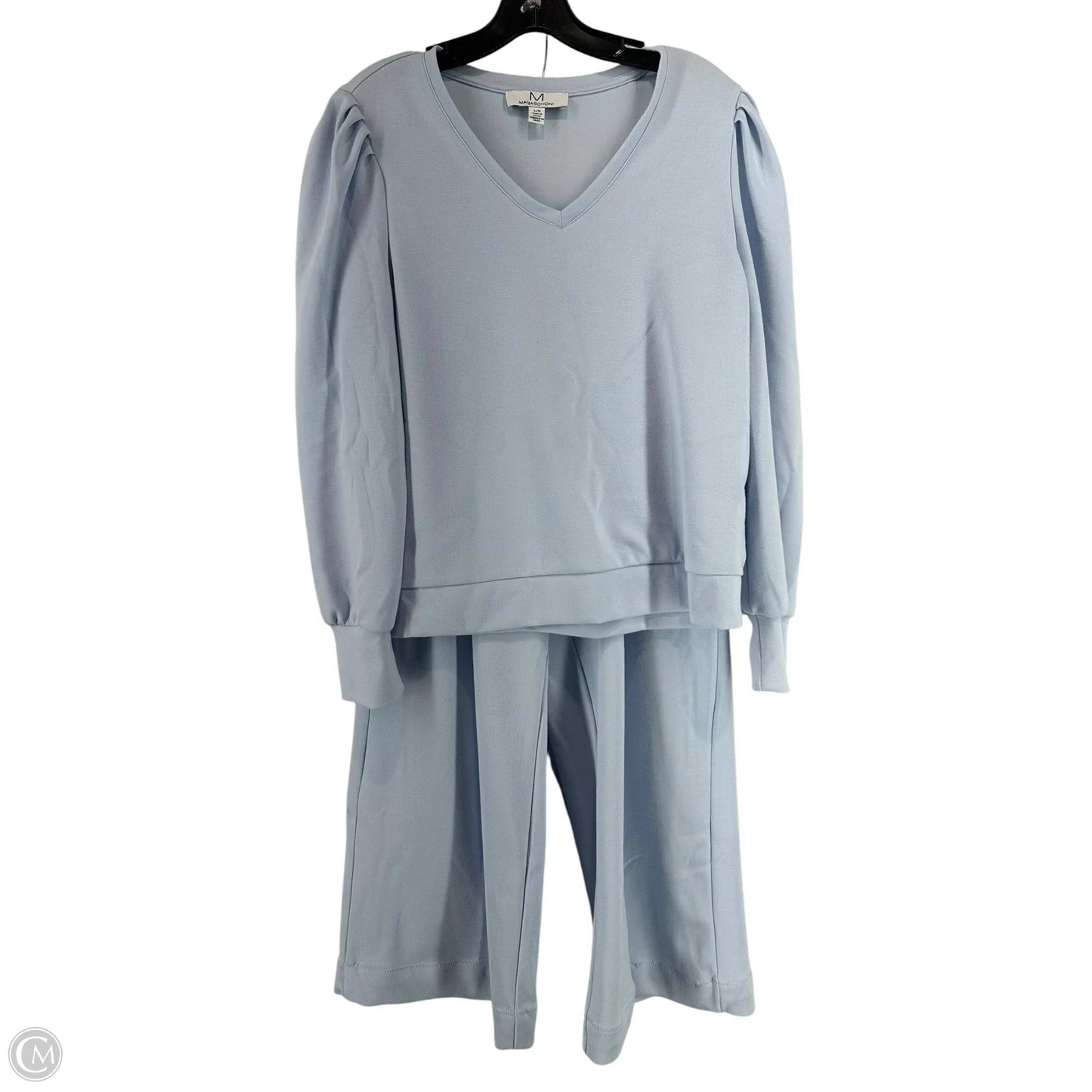 Pants Set 2pc By Magaschoni In Blue, Size: Xl