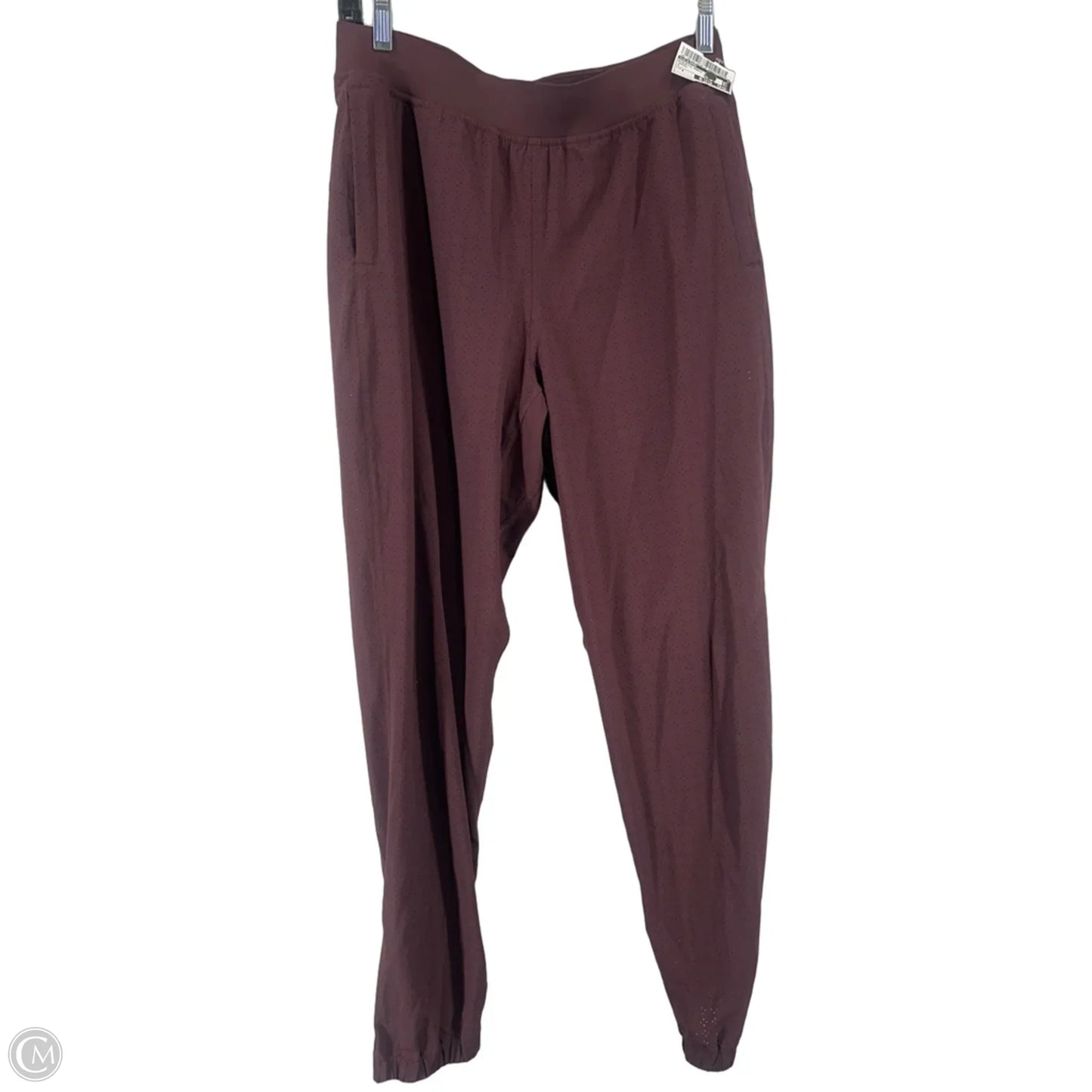 Athletic Pants By Lululemon In Maroon, Size: 8