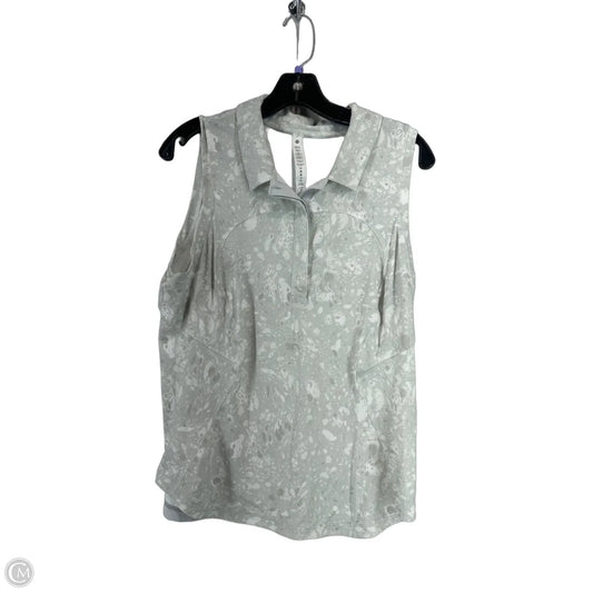 Athletic Tank Top By Lululemon In Cream, Size: 12