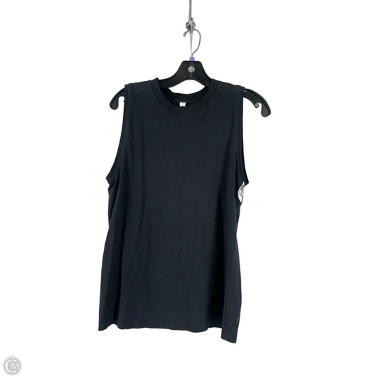 Athletic Tank Top By Lululemon In Black, Size: 4