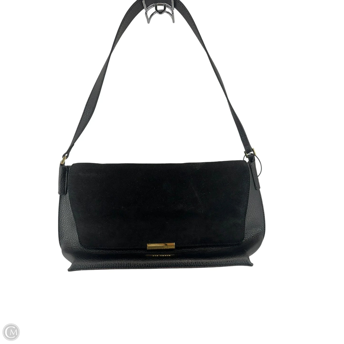 Handbag Leather By Ted Baker, Size: Medium