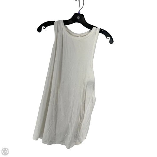 Athletic Tank Top By Lululemon In White, Size: 6