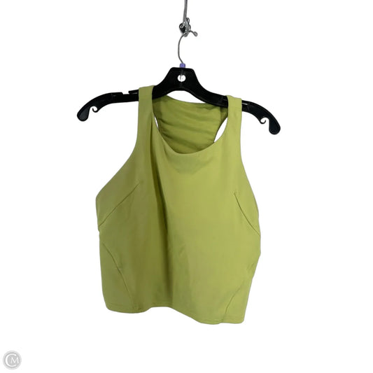Athletic Tank Top By Lululemon In Green, Size: 12